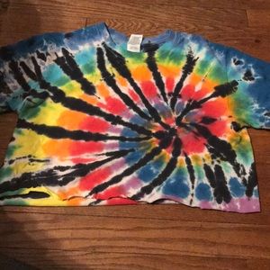 Cropped Tie-Die Tshirt